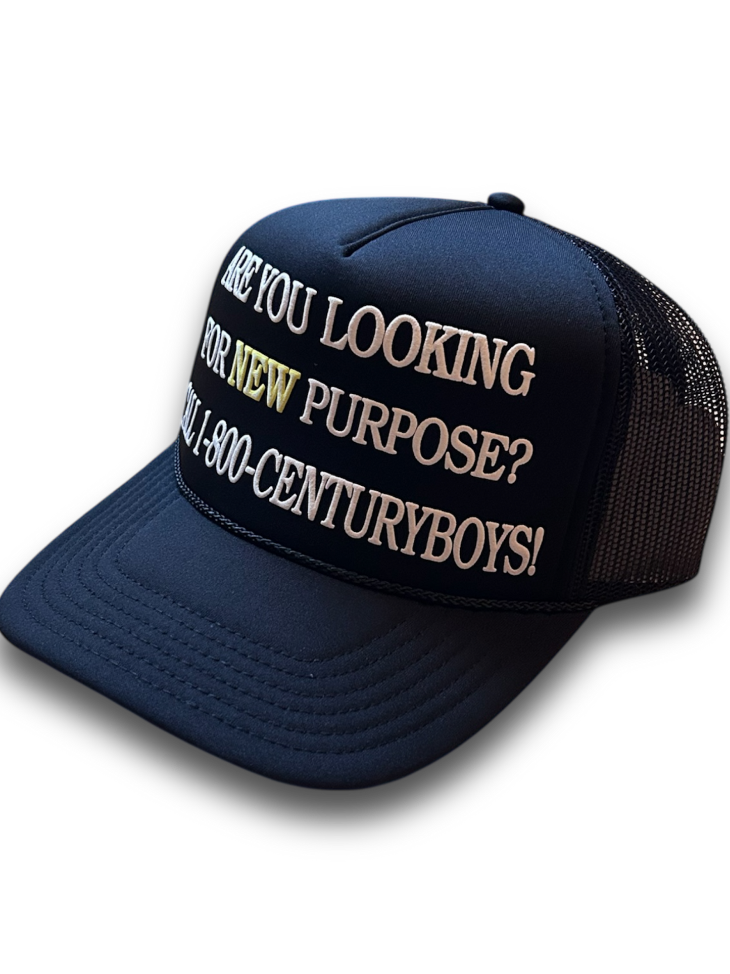 BLACK NEW PURPOSE TRUCKER