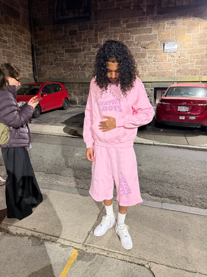 CHERRY BLOSSOM SWEATSET w SHORTS