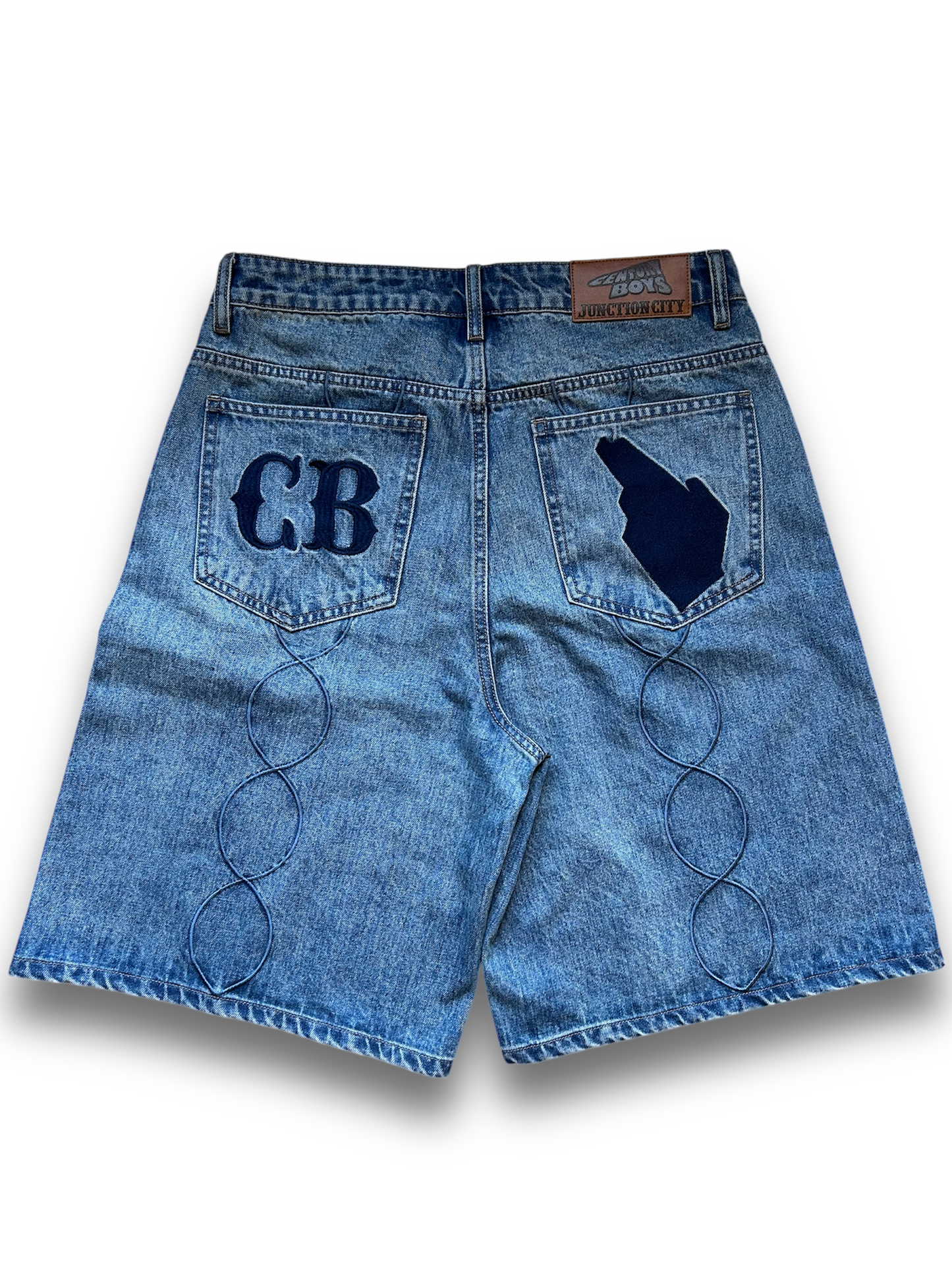 GENE DENIM JORTS