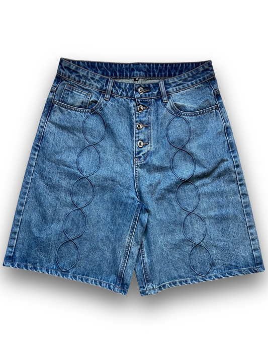 GENE DENIM JORTS