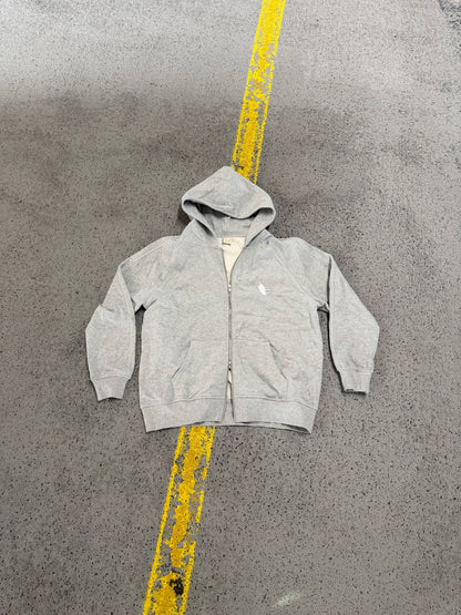 ZIP-UP GREY HOODIE