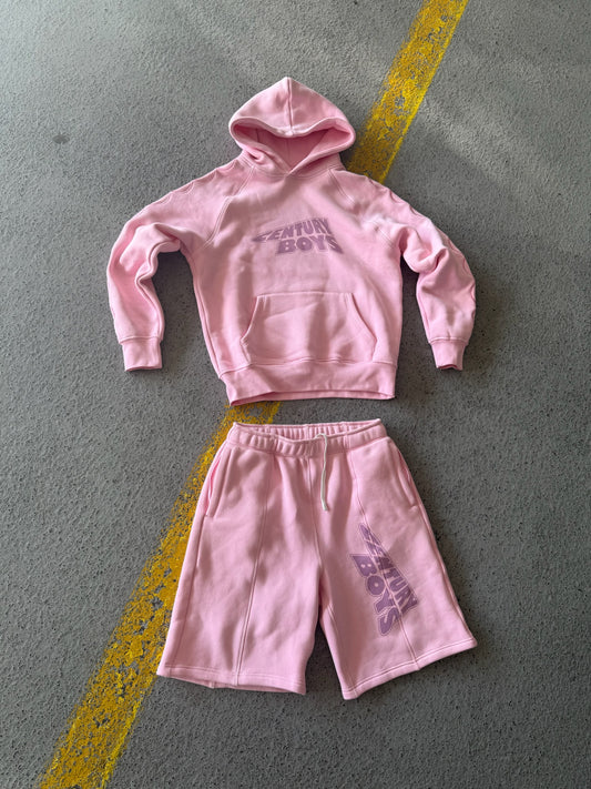 CHERRY BLOSSOM SWEATSET w SHORTS