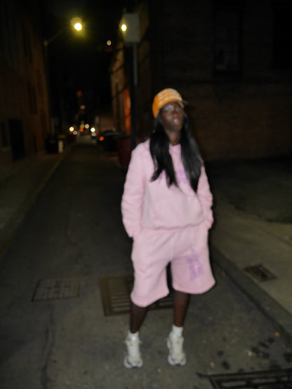 CHERRY BLOSSOM SWEATSET w SHORTS